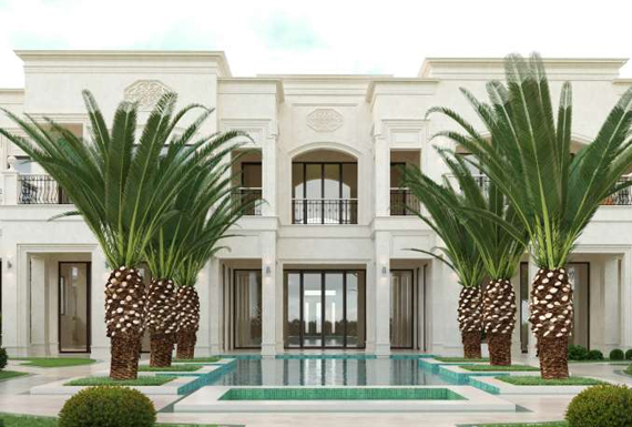 Interior works for Islamic Villa